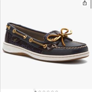 Sperry Topsider Navy Glitter